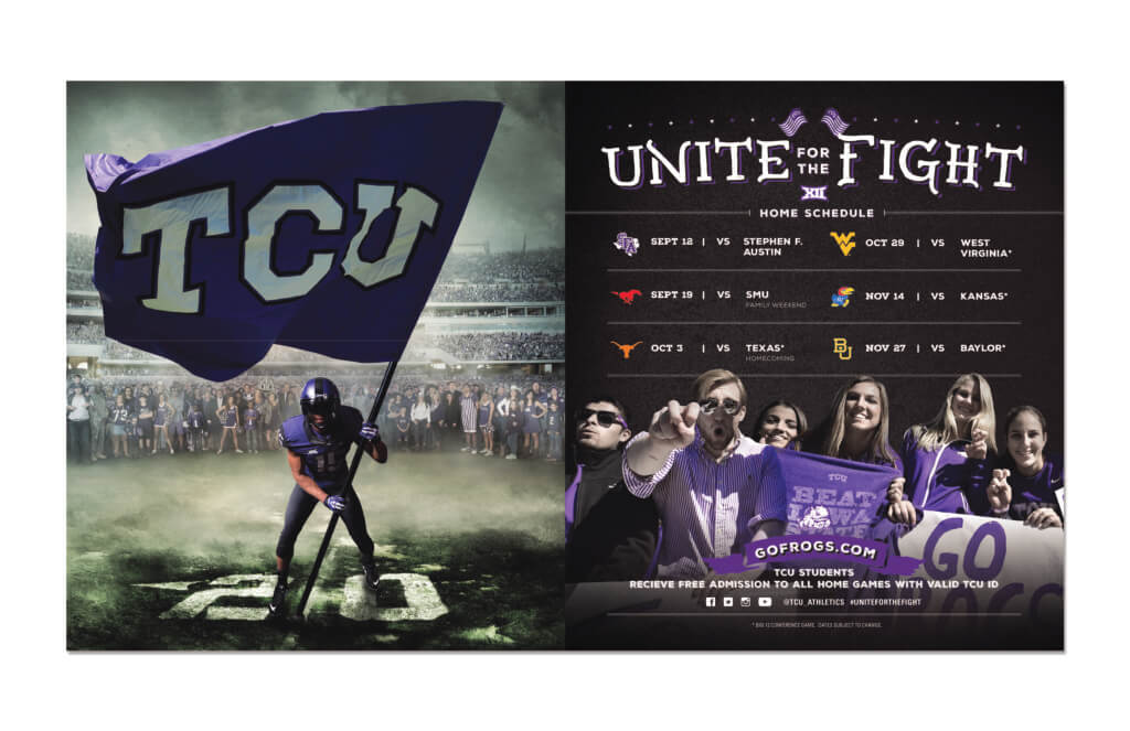 TCU Athletics Football Campaign Print F